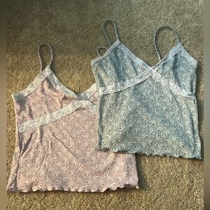 Wild Love Lace Trim Top 2pc